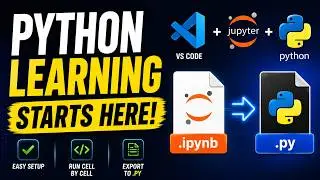Jupyter Notebook Lab Setup on VS Code Using WSL | Interactive Python Coding