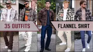 35 Flannel Shirts Outfit Ideas for Fall 2023 | Men's Fashion