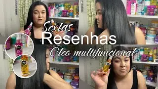 SEXTAS COM RESENHAS - COMPARAÇÃO ÓLEO DE TRATAMENTO MULTIFUNCIONAL DA SALON LINE ✨