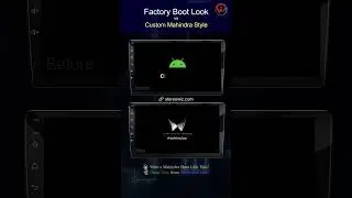 Mahindra New Brand bootlogo and animation #carstereo #androidcarstereo