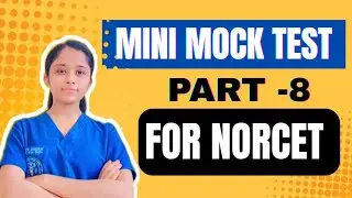 NORCET Mini Mock Test | Most Expected Questions for AIIMS NORCET #norcet #norcetpreparation 
