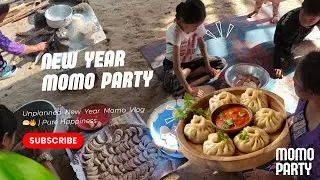 New Year Unplanned Vlog | Momo Making, Fire & Peaceful Moments 🌿