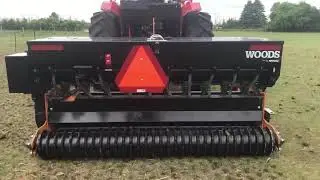 How to replant old hay grounds WoodsPSS72 over seeder