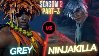 Tekken 8 | NinjaKilla (Law) VS Grey (Eddy) Part-3 Player Match