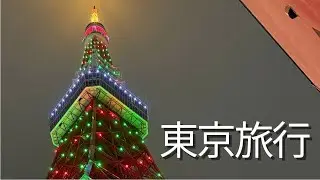 Tokyo Travel ✈️ From Arrival to Winter Night Views | 3-Minute Trip