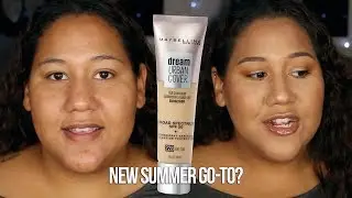 NEW SUMMER FOUNDATION? | Maybelline Dream Urban Cover Foundation First Impression + Wear Test