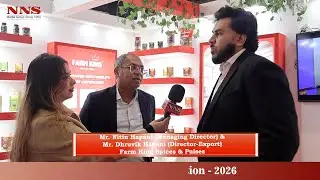 Mr.Nitin Hapani (Managing Director) & Mr. Dhruvik Hapani (Director-Export) Farm King Spices & Pulses