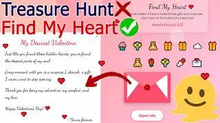 ❤ How to Build a Valentine Website with Love Letter! 😍 Edit in Mobile Phone | HTML CSS + JavaScript