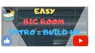 How to make a big room intro and build-up ( easy ) | Fl studio tutorial