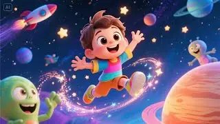 Exploring Planets &ndash; Stars and Space Songs + More | Fun Space Adventure Rhyme for Kids