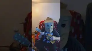 Rocking Out with BagHead... Don't Breathe On Me 😆🤣🎸🎶🦏🦏