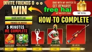 Free fire max exclusive invite and win event,How to complete FF