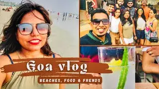 GOA VLOG -  First Day in South Goa, Colva Beach , Food & Friends Get Together