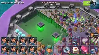 April 2018 Mega Crab stage 59 - 3 attacks