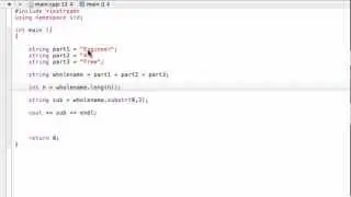 Using strings as variables (C++ programming tutorial)