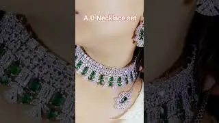 #adnecklace beautiful jewellery sets...contact to buy
