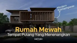 Desain Rumah Mewah 2 Lantai 7 Kamar Tidur di Lahan 2800 m2 | Cerita Rumah: Ampih Residence