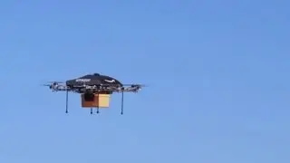 Mini-drones para entregas de Amazon