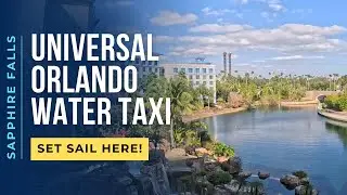 Water Taxi Full Tour | Universal Studios & Islands of Adventure (Sapphire Falls) | Orlando, FL