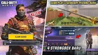 karakter epic seraph GRATIS! + 4 strongbox baru & gameplay legendary pedang baru codm S2