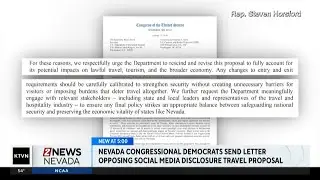 Nevada Congressional Democrats send letter opposing social media travel disclosure