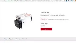 Buying Antminer A3 - $12,000+ USD/Mo Profit (As of Jan 17, 2018)