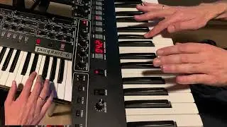 The Weeknd - Blinding Lights - intro pads, lead and bass on Prophet 6
