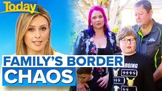 Family torn apart by Queensland's tight border restrictions | Coronavirus | Today Show Australia