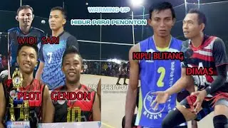 Warming Up dimas,kipli blitang,kesmo, teguh (Mulya guna) vs Peot,Sari,widi,gendon ( Gajah ladas)