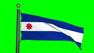 Conspiracy of La Mina de la Rosa Cuban Flag (red 8 star variant) (green screen)