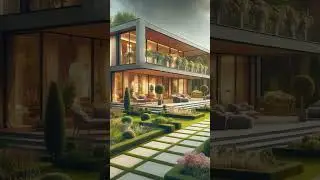 A Geometric Jewel Box: A Modern Villa in a Formal Garden's Embrace