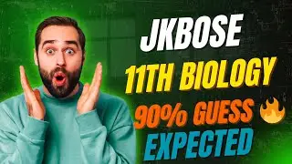 Jkbose 11th Biology Most Important Questions 🔥