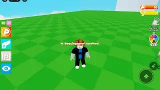 Je suis le seul &agrave; avoir surv&eacute;cu &agrave; la manche 3 de se jeux Roblox 