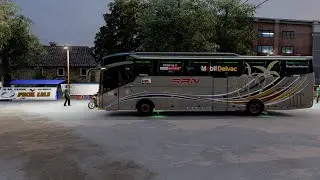 LINTAS SUKABUMI , NAIK BUS SR3 - SAN - MALAM  #eurotrucksimulator2 #ets2 #live