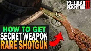 Secret Weapon! How To Get The Rare Shotgun! Red Dead Redemption 2 Secret Items
