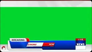 Green Screen Breaking News Lower Third | For CapCut and Kinemaster | creaters template YouTube