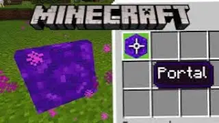 How To Get A Portal Block In Minecraft