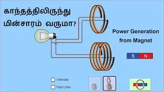 காந்தத்திலிருந்து மின்சாரம் வருமா? | power generation from magnet | tech for all needs | current