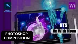 Jin Fantasy Editng / BTS Photoshop Composition /BTS Jin Editing / Photoshop Composition Editing