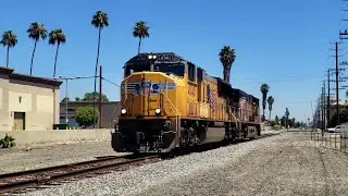 [HD] Union Pacific Walker Repo and Patata Switcher in Downey, CA
