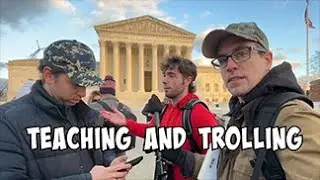 Троллинг противников абортов по поводу контрацепции, Конституции и Библии с @thatlogicmax