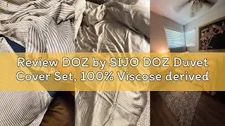 Review DOZ by SIJO DOZ Duvet Cover Set, 100% Viscose derived from Bamboo, Organically Grown, Buttery