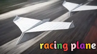 World Fastest Racing Paper Plane Challenge//Super Speed Racing Paper Plane 🏁✈️