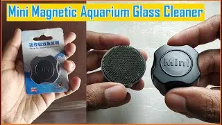 Mini Magnetic Aquarium Glass cleaner Fish Tank Algae Scraper Review.