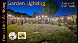 Garden Lighting transformation.