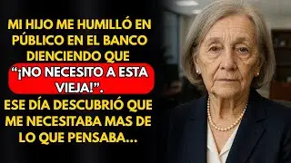 Mi hijo me gritó ‘¡VIEJA INÚTIL!’ en el banco… así que SAQUÉ MI DINERO y lo dejé en la RUINA ”