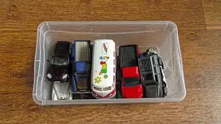 Lots of Toy Cars and a Minibus from the Box