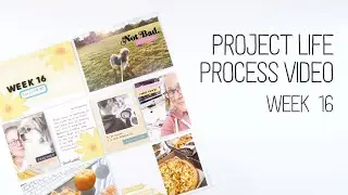 Project Life 2021 Process Video // Week 16 // Citrus Twist Kits