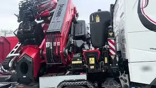 2021 Volvo FH540 8x2 Crane tractor w/ 115 t/m Fassi crane w/ Jib and winch.
