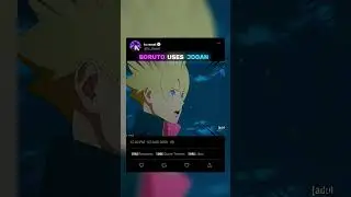 power of jogan #boruto #anime